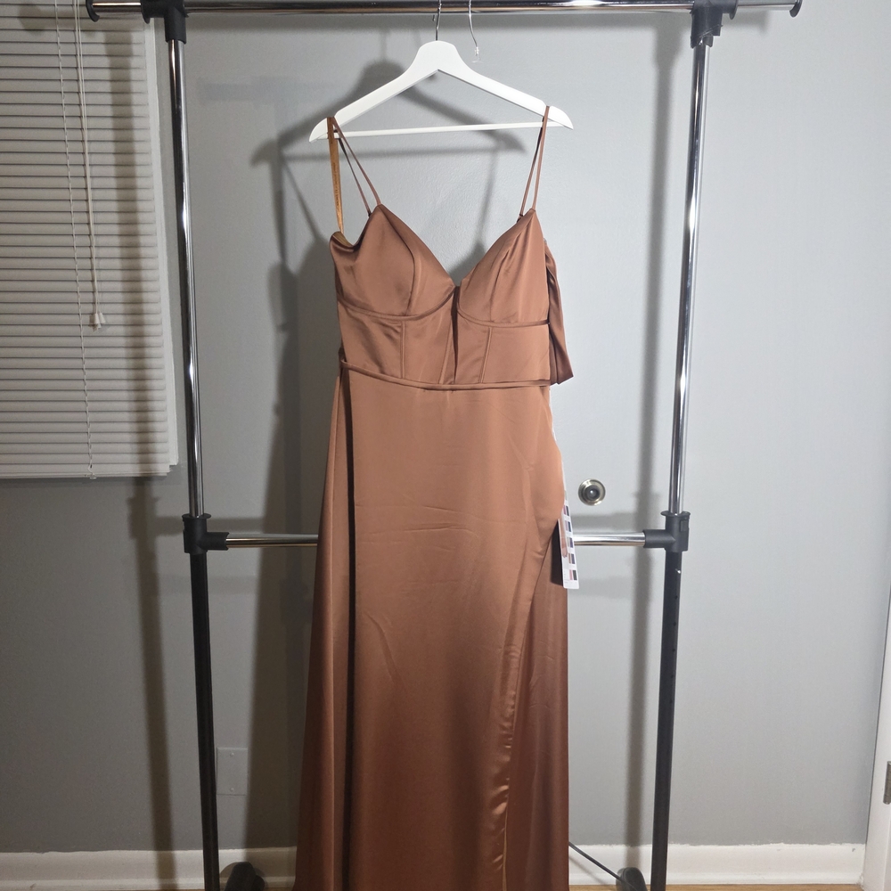 Mori Lee Dress In Bronze